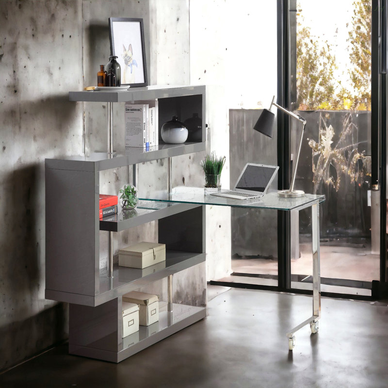 Bureau d'écriture Buck II, Gris