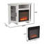 Medinger 44.45'' W Electric Fireplace with 5000 BTU-835117765
