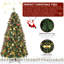 Sapin de Noël artificiel de 3 m (10 pieds) avec 5090 branches, 1200 lumières DEL, 10 modes d'éclairage et télécommande
