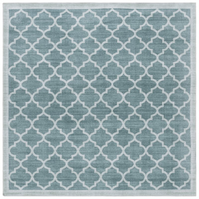 Shealin Machine Washable Performance Geometric Rug