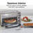 Hamilton Beach® 2-in-1 Countertop Toaster Oven and Long Slot 2-Slice Toaster with 60 Minute Timer, Automatic Shut Off and Shade Selector