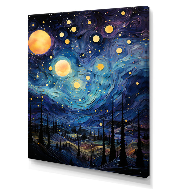Étoiles Tanaquil Stellar Serenity II - imprimé, Toile tendue, H 20 po x l 12 po x P 1 po