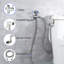 Handheld Bidet Sprayer Kit, Stainless Steel Toilet Bidet Shower Spray, Adjustable Bidet with Hose, T-Valve Adapter, for Personal Hygiene and Cleaning