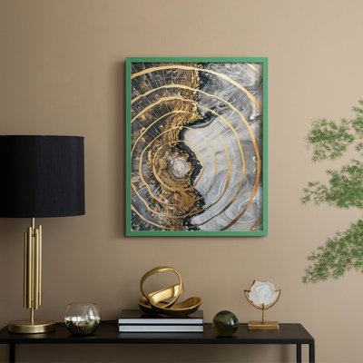 ABSTRACT Series CCL XXXV, reproduction encadrée - bois massif