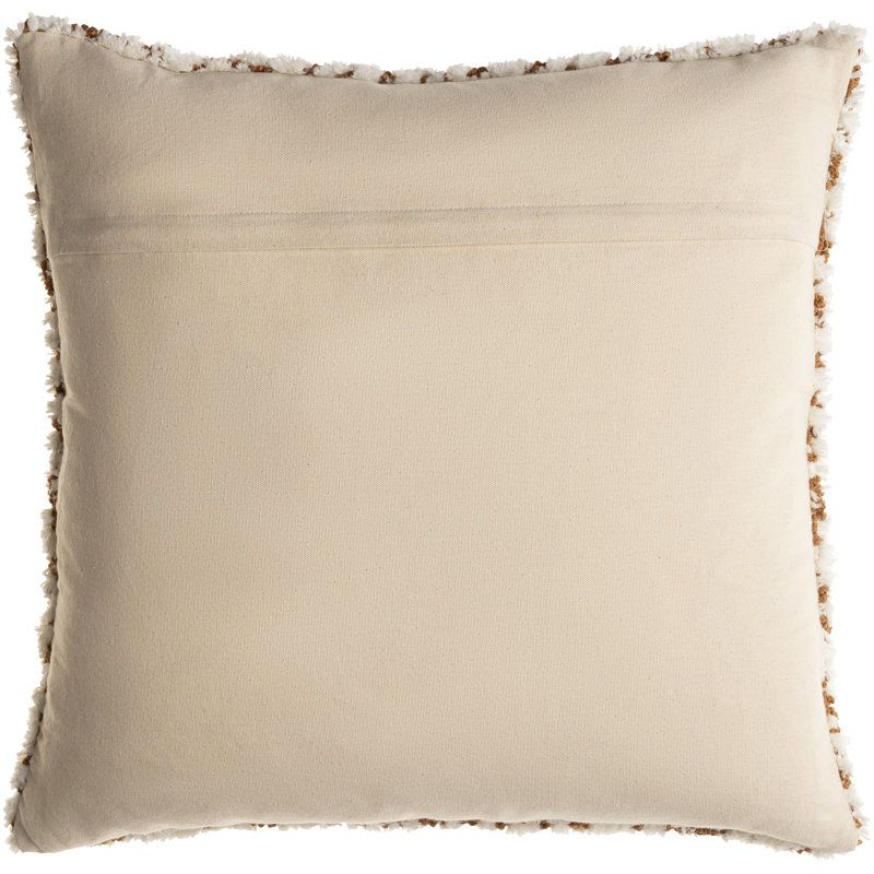 Sabana Square 100% Cotton Pillow Cover & Insert, Poly Fill, 18" x 18"
