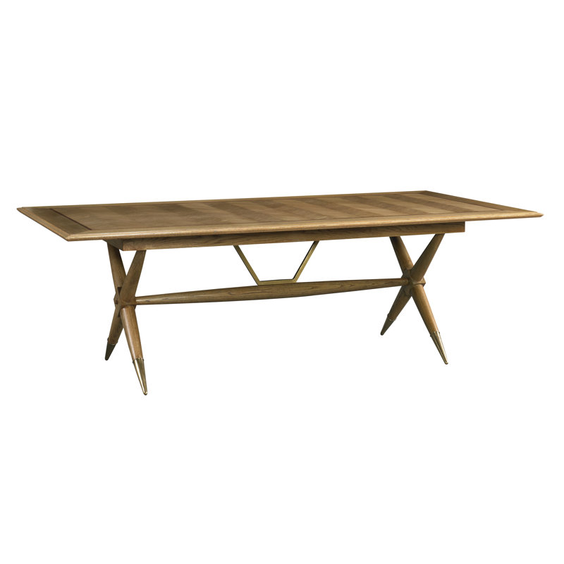 Dunand Oak Solid Wood Top Dining Table