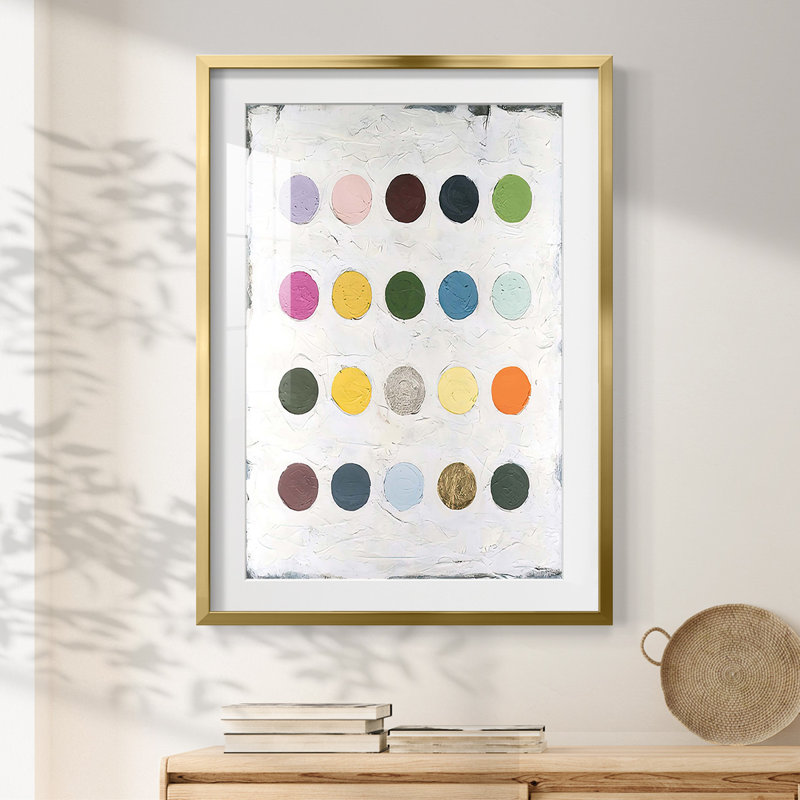Chroma Dots II -Framed Print