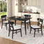 Une table et 4 chaises rembourrées-1128252355-1128252358-1128252357