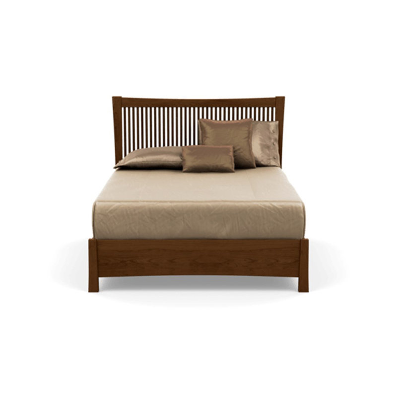 Berkeley Solid Wood Slat Storage Bed, Saddle Cherry, California King, Conventional