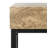 Blonde Metal Base Writing Desk