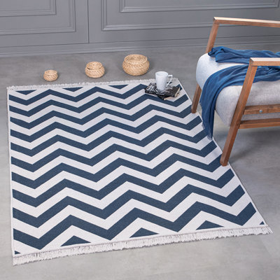 Morin Patterned Flatweave Area Rug