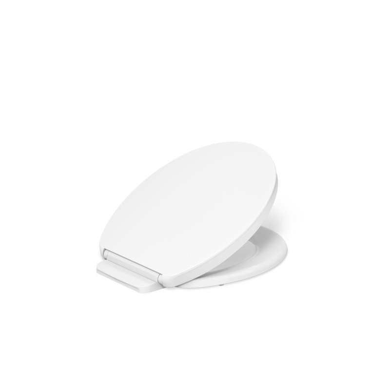 Siège de toilette Impro, Blanc, Rond