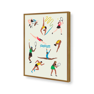 «Olympians I» par Victoria Barnes, reproduction d'art sur toile