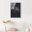 Midnight Flowers Print by Oliver Gal-876937834-876937847