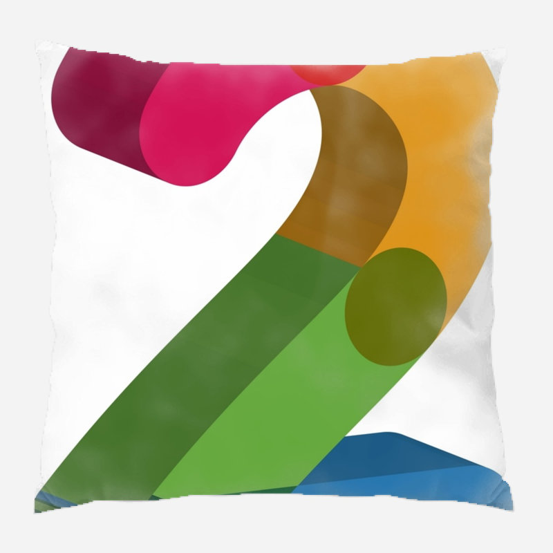 Microsuede Reversible Throw Pillow