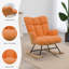 Solid + Manufactured Wood/Iron Rocking Chair-1378224744