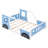 Classic Car-Shaped Platform Bed-119242459-119242448
