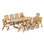 Ashley Outdoor - Piece Teak Dining Set