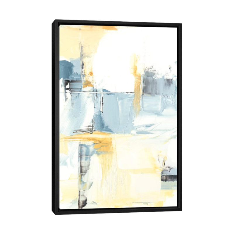 "Subtilité I" par Ethan Harper, reproduction d’art, Toile avec cadre noir, H 40 po x l 26 po x P 1,5 po, Pas de tapis