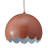 Scalloped Metal Pendant Lamp