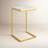 Ollie Marble C-Style End Table -1457220280