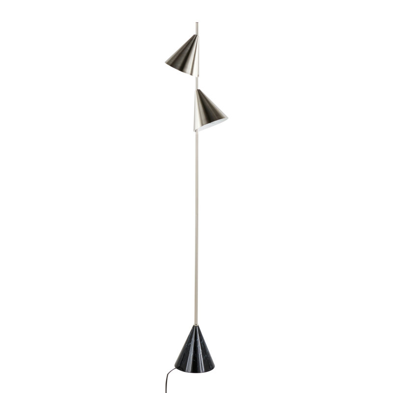 Lampe sur pied contemporaine en métal