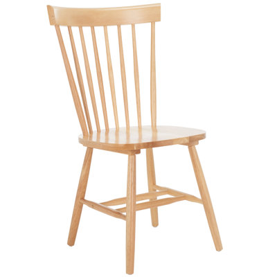 Chaise d'appoint à dossier Windsor en bois massif Matanna