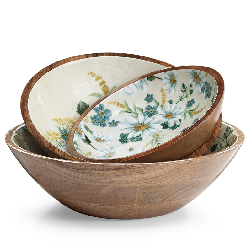 Nested Bowl Set Spring Rooster