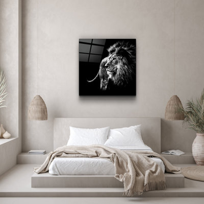 Elegant Decorative Tempered Glass Painting, 40 x 40 Inches | 100% Tempered Glass, Thickness: 0.16 Inches | UV Printing for Vibrant Colors & Durability | Perfect for Home Decor & Art Enthusiasts