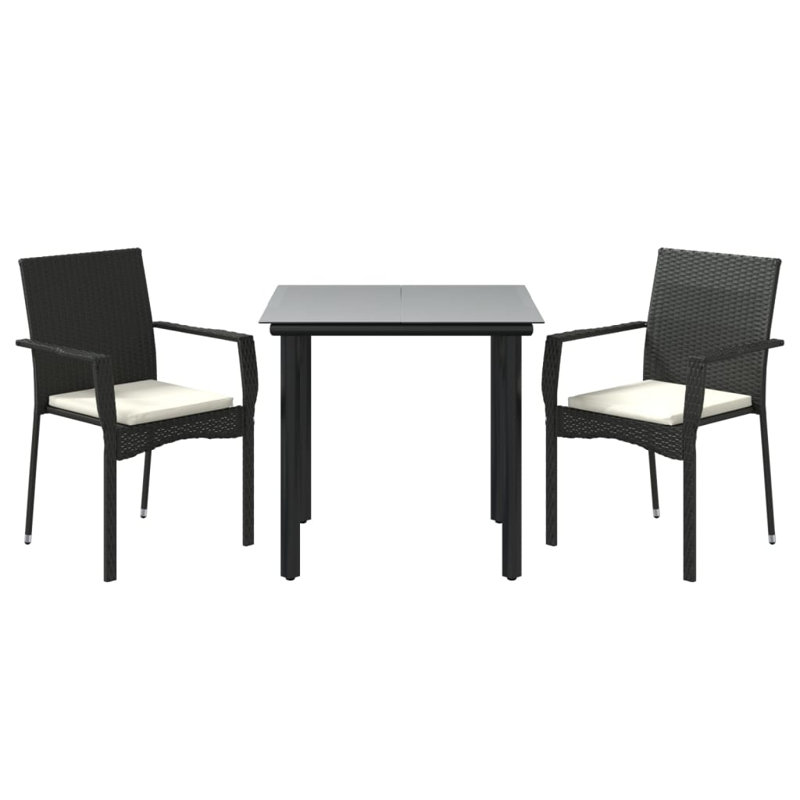 Ensemble bistro long avec coussins 31,5 po pour 2 personnes Millport Square