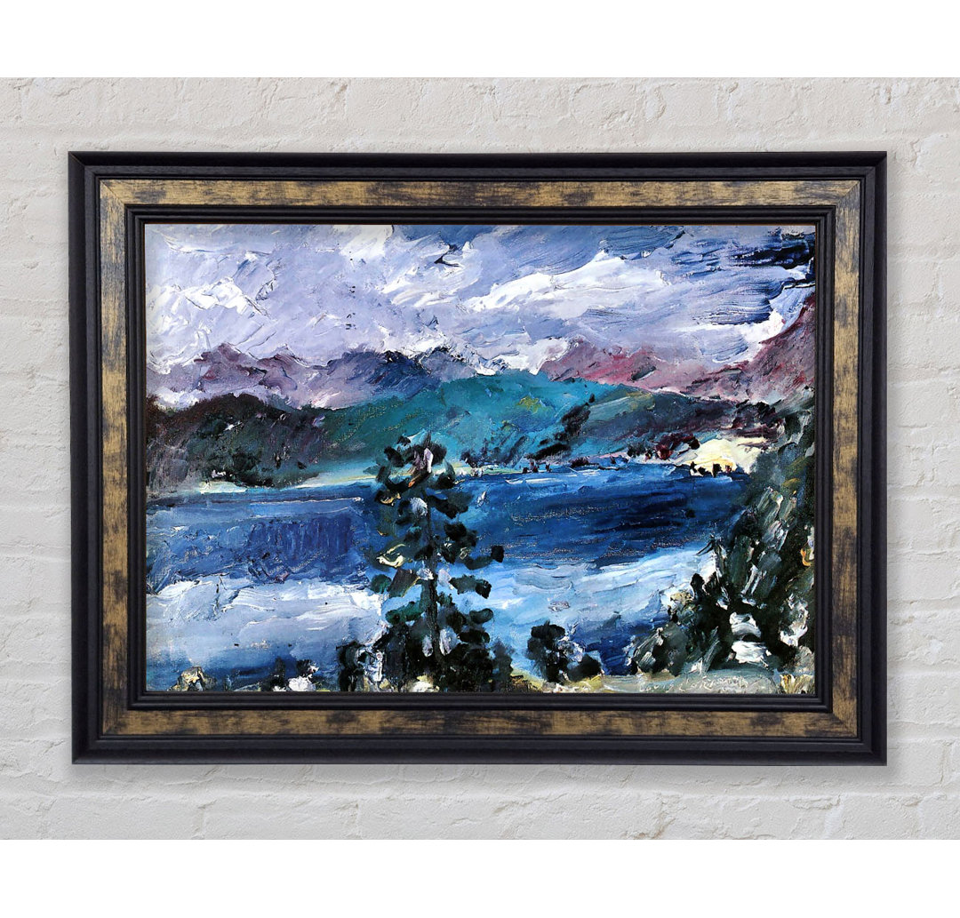 Lovis Corinth Walchensee mit Lärche - Druck