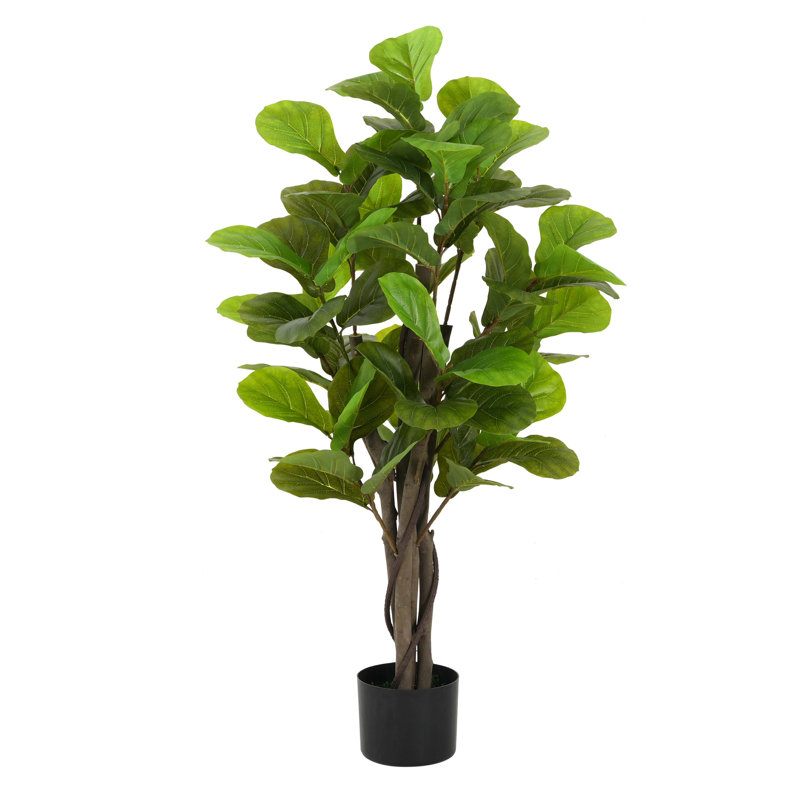 51 po figuier artificiel avec pot - plante d'intérieur