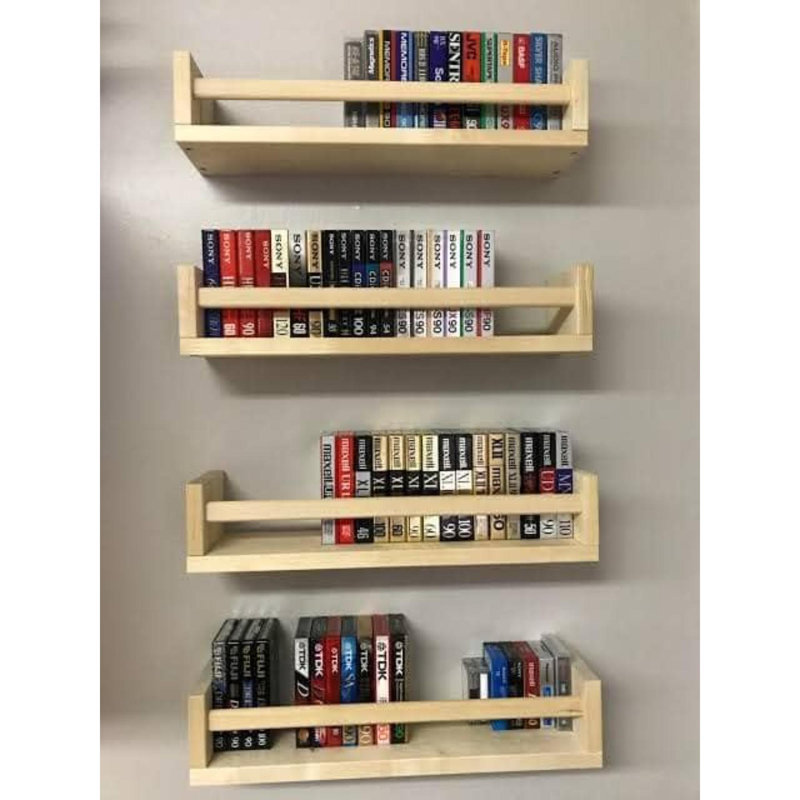 Izakeel 4 Piece Wood Bracket Shelf