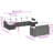 Vidaxl Garden Sofa Set Grey