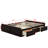 Queen Size Platform Bed With Drawers-1879436193