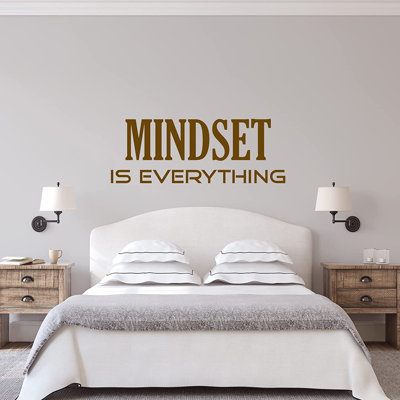 Adhésif décoratif Mindset is Everything