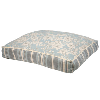  X-Large Blue Floral Dog Bed