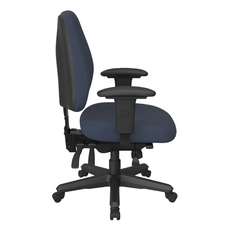Chaise de travail ergonomique, Interlien - bleu encre