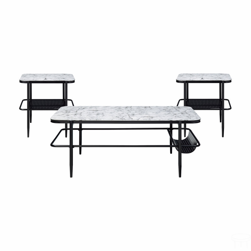 Ensemble de tables d'appoint 3 pièces