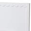 Baxton Studio Roni Modern White Wood Platform Bed With Scalloped Edges-2144984446
