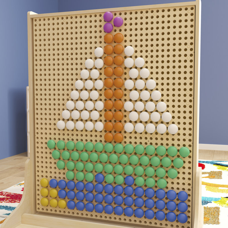 Paquet d'accessoires pour chevrons modulaires 64 pièces Bright Beginnings de qualité commerciale, Multicolore