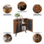 Buffet décoratif 30,7 po Mid-Century-978085482