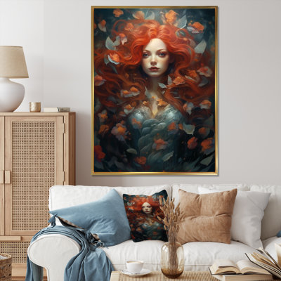 Art psychédélique «Enchantress Portrait I»