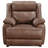 Dark Brown Upholstered 3-Piece Sofa Set