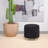 Round Shape Ottoman With Storage Function, Fabric Upholstered