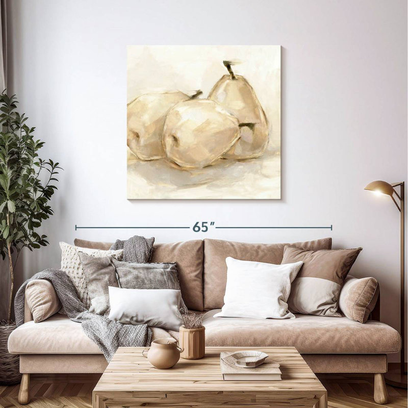 Yarlin White Pear Study II, 39" H x 39" W