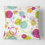 Coussin décoratif rétro imprimé circulaire II - Mid-Century-1392726005