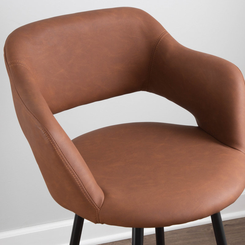 Tabouret de bar / comptoir Lake, Marron, Tabouret de bar (assise de 30 po de hauteur)