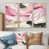 Toile naturelle avec cadre flottant