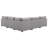 Lafayette Grey 5-Piece Upholstered Sectional Sofa